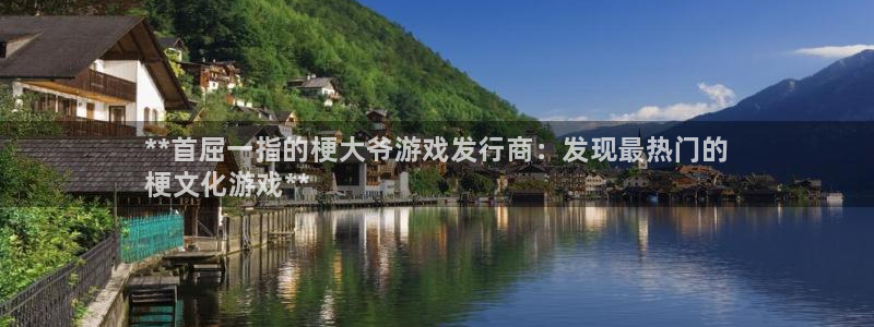 天辰平台注册登录地址在哪里改：**首屈一指的梗大爷游戏发行商：发现最热门的
梗文化游戏**