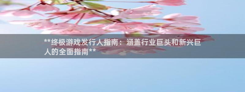 天辰注册链接：**终极游戏发行人指南：涵盖行业巨头和新兴巨
人的全面指南**