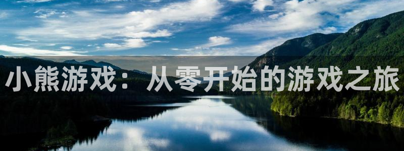 天辰注册链接怎么弄：小熊游戏：从零开始的游戏之旅